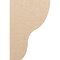 Ekena Millwork 12"W x 24"D x 36"H Classic Greensboro Rough Cedar Woodgrain TimberThane Corbel, Primed Tan CORUR12X24X36GRNRCPR - alternate 6